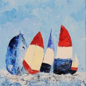 Challenging For The Lead - Fine Art Giclée Print