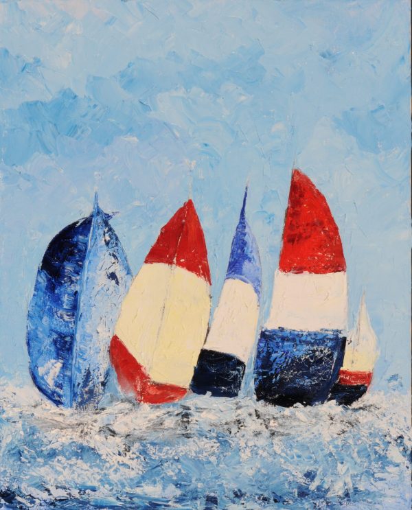 Challenging For The Lead - Fine Art Giclée Print
