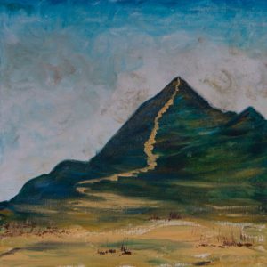 Croagh Patrick Gold Original Art