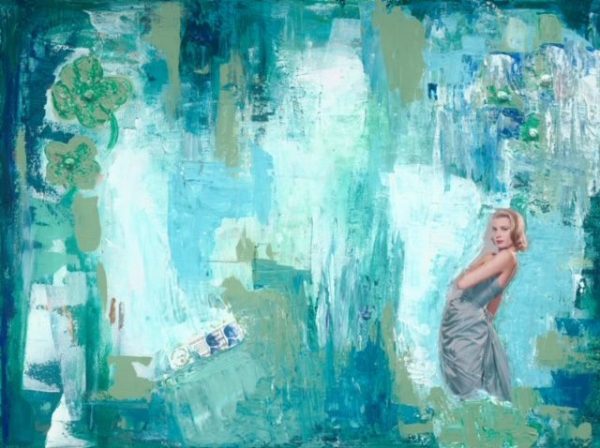 Grace Kelly Ireland Painting