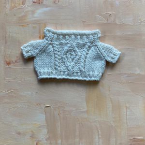 Tiniest Aran sweater in the world for the Irish Leprechaun - Fine Art Giclée Print