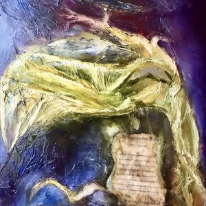 "Tread Softly because you tread on my dreams" WB Yeats Original Art