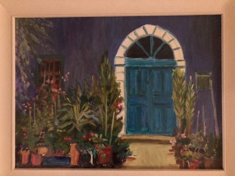 What lies behind the Blue Door